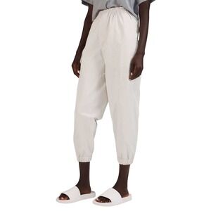 Lululemon‎ lab High-Rise Cuffed Trouser 26" Light Vapor Women 10 Cargo Pocket